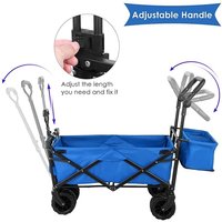 Chariot pliant d'extérieur en promotion avec auvent, poussette pliable pour bébé, chariot de camping pour enfants