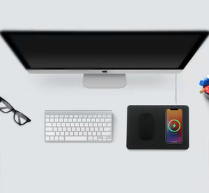15W Wireless Charging <b>Mouse</b> Pad Fast Charging Desk Mat <b>for</b> Office <b>Computer</b> Accessories Wholesale OEM Factory Direct Supplier - Product Image 5