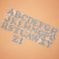 Pierre de cristal scintillante de meilleure qualité, patch logo, nom et lettre personnalisés, transfert thermique de strass à chaud pour vêtements