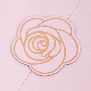 Lusso san valentino rosa rosa scatola regalo di nozze con doppie porte di lusso carta stampata con laminazione opaca e goffratura per il presente - Product Image 6