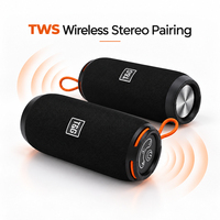 Mini haut-parleur sans fil portable, étanche, pour extérieur, avec basses puissantes, batterie détachable, logo personnalisé, cadeau