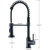 Robinet de salle de bain extensible en cascade, osmose d'eau, jardin intelligent, robinet de lavabo de cuisine en acier inoxydable à 4 modes pour salle de bain