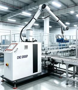Robot collaboratif de palettisation à 6 axes, moteurs pilotés par PLC, charge utile de 20 à 50 kg, système de palettisation automatique industriel Cobot - Product Image 1