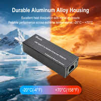 Adaptateur Ethernet USB C 1 Gbps Type-C 3.0 RJ45 Adaptateur réseau LAN Boîtier en aluminium Alimenté par bus USB Compatible MacOS Windows XP Linux