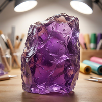 Bahan Baku Lilin Jelly Warna-warni untuk Pembuatan Squishy DIY, Gel Kristal Transparan Lembut untuk Mainan Sensorik Buatan Tangan Pereda Stres