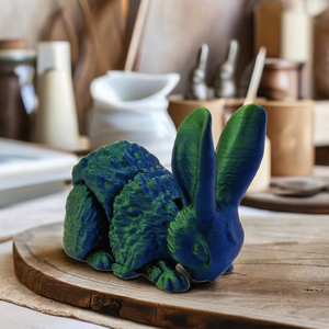 Jouet anti-stress lapin articulé imprimé en 3D, grande et mini taille, avec articulations flexibles, ornement de bureau, cadeau de Pâques, décoration - Product Image 2