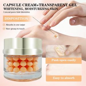 <span class=keywords><strong>Crema</strong></span> Facial con Cápsulas de Colágeno, Vitamina C y B5, con Perlas de Naranja, Antioxidante, Iluminadora, Antienvejecimiento, para Uso Diario - Product Image 2