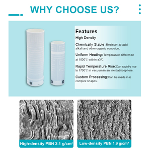 カスタマイズ可能なPBN PG円筒形複合ヒーター（高温真空加熱用） - Product Image 6