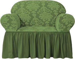 Copridivano Elasticizzato in Jacquard Damascato, Protezione Universale <span class=keywords><strong>per</strong></span> Mobili, Copertura Floreale <span class=keywords><strong>per</strong></span> Poltrona <span class=keywords><strong>e</strong></span> Divano, Decorazione <span class=keywords><strong>per</strong></span> Tutte le Stagioni - Product Image 2