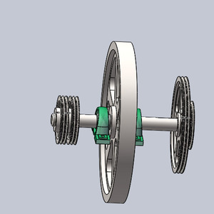 Volant d'inertie excentrique en fonte personnalisé à économie d'énergie pour alternateur 10 kW, 15 kW, 20 kW, 30 kW, 50 kW - Product Image 3