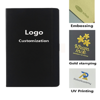Agendas 2026 A5 en cuir pour bureau, bloc-notes professionnel avec logo de réunion, 100 feuilles, édition cadeau imprimée, reliure sans colle