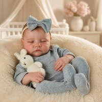 Poupée Reborn réaliste de 19 pouces en vinyle souple, jouet pour enfants, cadeau, vente en gros, personnalisable