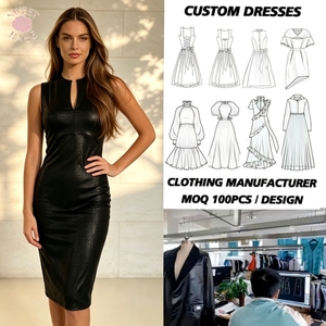 Robe fourreau midi moulante imprimé serpent tendance, col découpé, sans manches, élégante pour soirée et fête - Product Image 1