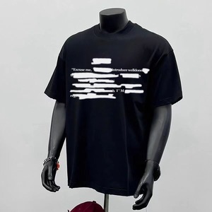 เสื้อยืดผ้าฝ้าย100% สำหรับผู้ชายเสื้อยืดโอเวอร์ไซส์พิมพ์ลายดาวเฮฟวี่เวท - Product Image 2