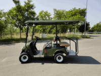Voiturette de golf électrique 4 places avec batterie au lithium, moteur 4KW, garde au sol de 150-200 mm, voiturette de golf de luxe