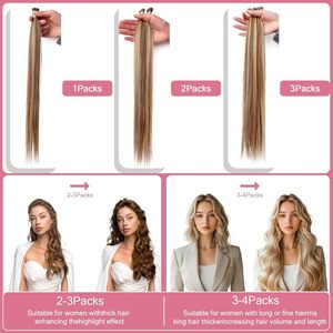 Eliysako Extensioni di Capelli Remy con Punta a K/U, 18 Pollici, 50g/Confezione, Veri Capelli Umani con Cheratina Colorati # P4/16 <span class=keywords><strong>Biondo</strong></span> <span class=keywords><strong>Chiaro</strong></span> Miscelato con Marrone Scuro - Product Image 4