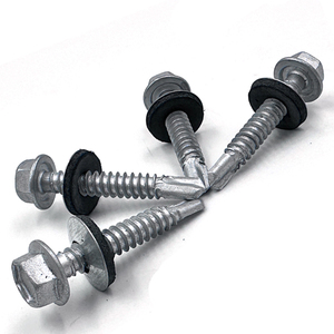 Tornillos Autorroscantes con Recubrimiento Ruspert de Todos los Tamaños, Tornillos para Techos con Cabeza Hexagonal y Arandela - Product Image 1