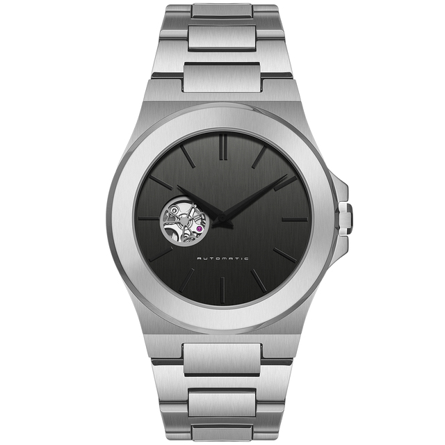 Customised Blank Dials Stainless Steel Mens Automatic Watch Men Wrist Luxury Manufacturer for Male