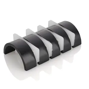 N52 N45 N35 Black Epoxy Coated Arc Segment Magnets Curved Neodymium Magnet