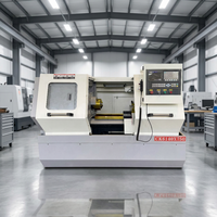 Tour CNC horizontal de haute précision ShanDong HR, centre de tournage adapté au traitement des métaux, tour CNC CK6140