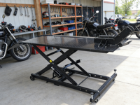 Lève-moto hydraulique portable à pompe manuelle – Plateforme de levage stable pour atelier et service moto