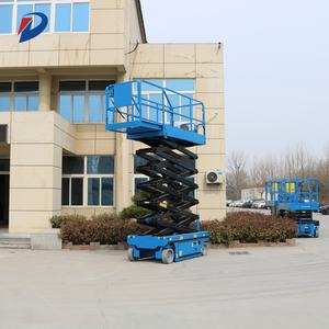 Hidrolik paletli mobil elektrikli makaslı açık hava asansörleri platformu tekerlekli sandalye asansör tırmanma elektrikli çeşitli arazilerde - Product Image 2