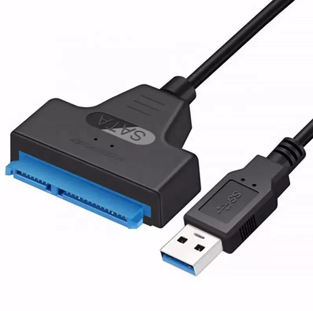 USB 3.0 to SATA Adapter Data Transfer Cable 7+15 Pin 5Gbps 2.5 Inch SSD HDD External Hard Disk Drive Converter for Laptop PC