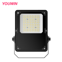 Projecteur LED extérieur étanche IP66, vente directe usine, 30W/50W/100W/150W/200W/240W, en aluminium léger, pour stade, Meanwell