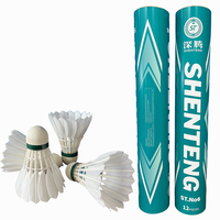 ST NO 6PRO  Volants de badminton d'entraînement avancé - Trajectoire droite, légers, durables, stables, adaptés à l'usage en intérieur