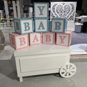 Letras de Bloques Acrílicas Grandes para Decoración de Fiestas de Baby Shower y Cumpleaños - Product Image 3