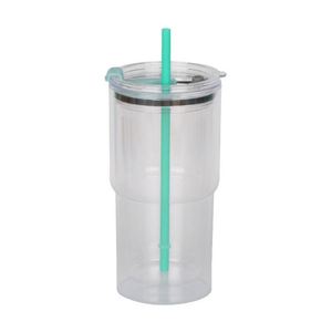 Vaso de Plástico de 40 oz con Doble Pared y Asa, Hermético, para Cine y Salas de Cine - Product Image 3