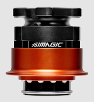 Adaptateur à dégagement rapide pour Simagic Alpha EVO, support QR-A USB Passthrough 50/70 mm en aluminium CNC pour roues tierces