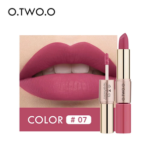 Lápiz Labial Líquido Mate MLM, Hidratante de Larga Duración, Brillo Labial de Doble Punta, Kit de Maquillaje Cosmético, Brillo Labial de Alta Pigmentación - Product Image 6