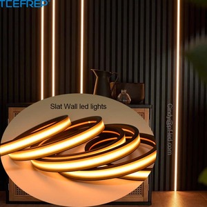 Slat Wall <b>Light</b> Kit 4PCS 2.4m Neon Flex for 13mm Gap Wood Panel <b>Plug</b> and Play Lighting - Product Image 2