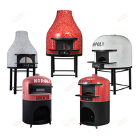 Fourniture d'usine Matériau en pierre Chauffage électrique commercial Four à pizza Industrie de la boulangerie Four à pizza rond mexicain chinois allemand