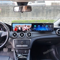 Écran double 12,8 pouces pour Mercedes Benz Classe A GLA CLA, autoradio multimédia Android, navigation GPS, unité principale de navigation, mise à niveau du moniteur