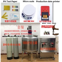 Machine de mélange et de remplissage de savon liquide semi-automatique pour petite entreprise ligne de remplissage de détergent liquide antigel