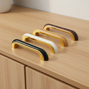 Puxador de Armário Moderno em Madeira, Maçaneta Oculta para Gavetas, Puxador de Móveis em Madeira Maciça para Cozinha, Guarda-Roupa, Quarto, Cômoda, Sala de Estar, Fácil de Instalar - Product Image 5