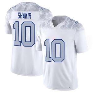 Maillots de football Buffalo Rivalries 17 Josh Allen 0 Keon Coleman 4 James Cook 10 SHAKIR 73DAWKINS avec logo de l'équipe - Product Image 3