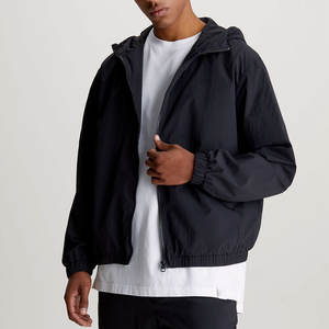 Veste coupe-vent d'hiver avec capuche personnalisée en gros Nouveau design Tissu polyester imperméable de style branché - Product Image 3