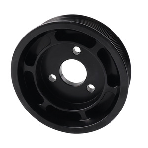 Aluminum Alloy V Belt <b>Pulley</b> 30mm Bore 1 Groove For BMW 135i 335i 335xi N54 Engine - Product Image 5