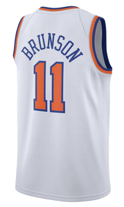 Jersey Basket New York 11 Brunson Bordir Berkualitas Tinggi Grosir, Jahitan Rapi, Jersey Custom dengan Logo - Product Image 3