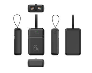 Chargeur portable pour ordinateur portable <span class=keywords><strong>30000mah</strong></span> Mini Powerbank <span class=keywords><strong>45W</strong></span> 65W PD 3.0 Charge rapide 65W PD <span class=keywords><strong>power</strong></span> <span class=keywords><strong>bank</strong></span> pour USB-C ordinateurs portables MacBook Pro iPad - Product Image 4