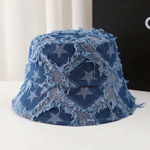Sombrero de Sol Clásico de Diseño Unisex, Estilo Vintage, de Mezclilla Desgastada, con Bordado 3D, Protección Solar, de Lona, para Uso Diario - Product Image 3