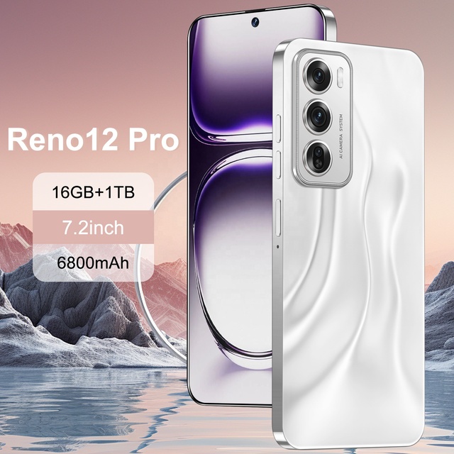 Original Reno 12 Pro 16G + 1TB 5G Smartphone Android 13 108MP HD Beauty Camera Deca Core CPU Spanish Operating for Gaming