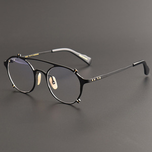MM-0027 di lusso in titanio, occhiali da vista, montature di alta qualità, Design leggero e solido per la lettura Unisex All - Product Image 2