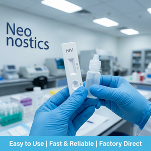 Kit de <span class=keywords><strong>test</strong></span> rapide à une étape pour les anticorps <span class=keywords><strong>HIV</strong></span> 1+2 de Neo-nostics, haute précision, pour sang total/sérum/plasma, prix direct usine - Product Image 4