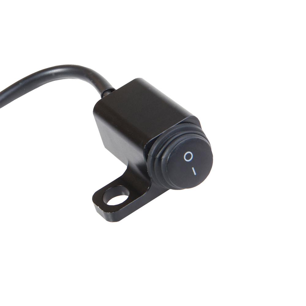 Мотоциклетные переключатели с кнопкой ВКЛ./ВЫКЛ., тормоз на руль, тип корабля, водонепроницаемый переключатель, подходит для противотуманных фар, прерыватель