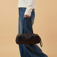 Sacs à bandoulière en cuir véritable tendance pour femmes avec logo personnalisé, sac à main en cuir pour femmes, fabricant de sacs personnalisés à faible MOQ