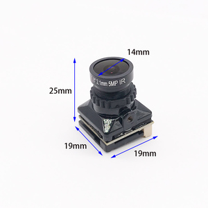 JINJIEAN B19 Mini 1/<span class=keywords><strong>3</strong></span> CMOS 1500TVL FPV Caméra <span class=keywords><strong>2</strong></span>.1mm Objectif PAL/NTSC Avec OSD Interne Réglable Puissance 5V-30V pour RC Racing - Product Image 6
